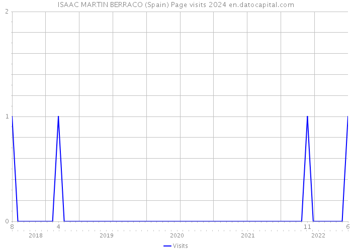 ISAAC MARTIN BERRACO (Spain) Page visits 2024 