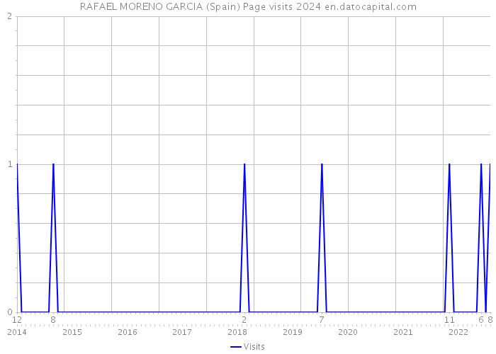 RAFAEL MORENO GARCIA (Spain) Page visits 2024 