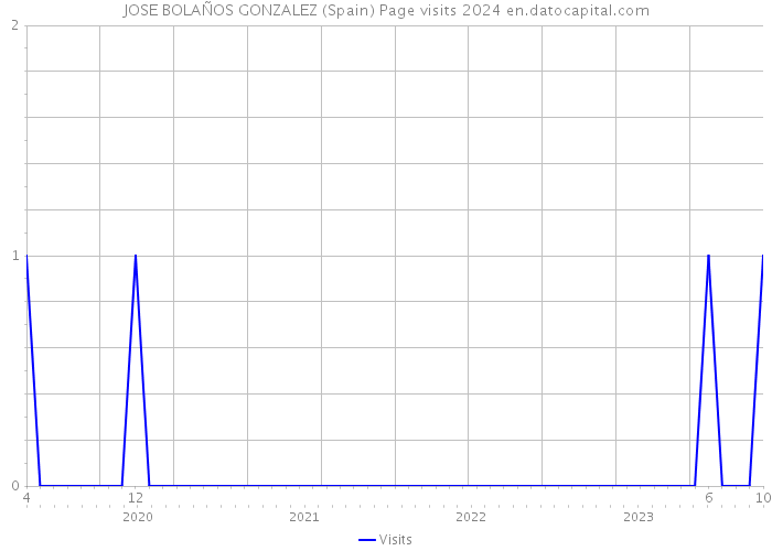 JOSE BOLAÑOS GONZALEZ (Spain) Page visits 2024 