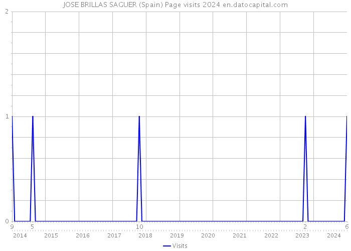 JOSE BRILLAS SAGUER (Spain) Page visits 2024 