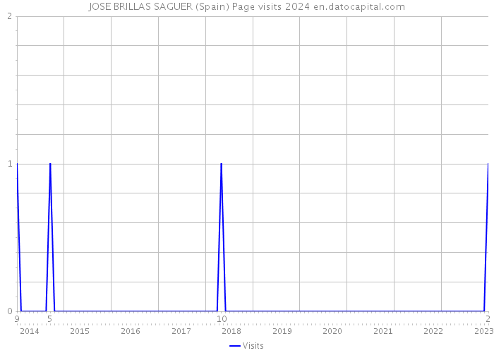 JOSE BRILLAS SAGUER (Spain) Page visits 2024 