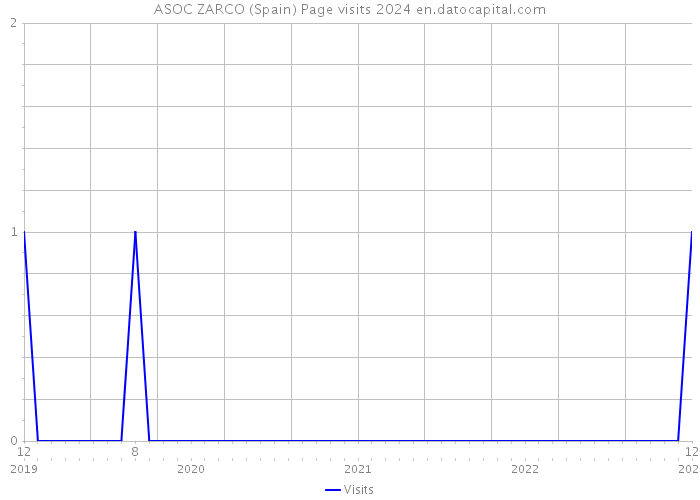 ASOC ZARCO (Spain) Page visits 2024 