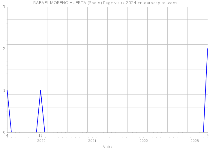 RAFAEL MORENO HUERTA (Spain) Page visits 2024 