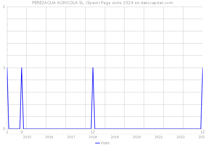 PEREZAGUA AGRICOLA SL. (Spain) Page visits 2024 