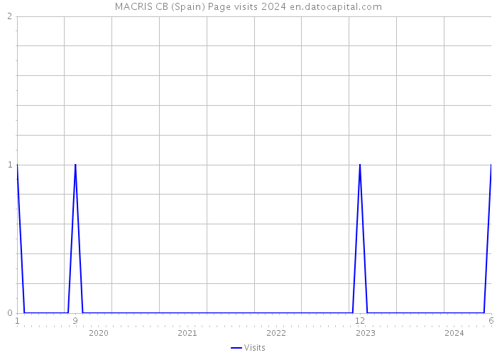 MACRIS CB (Spain) Page visits 2024 