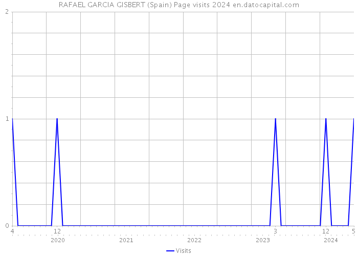 RAFAEL GARCIA GISBERT (Spain) Page visits 2024 