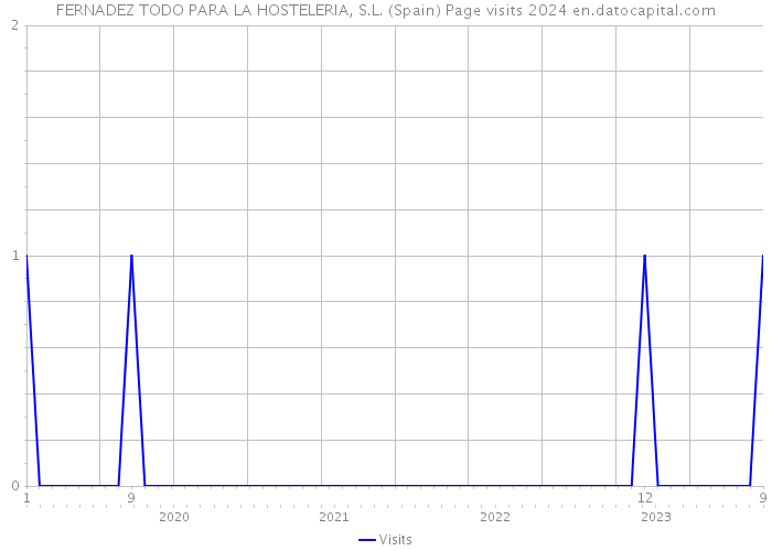 FERNADEZ TODO PARA LA HOSTELERIA, S.L. (Spain) Page visits 2024 