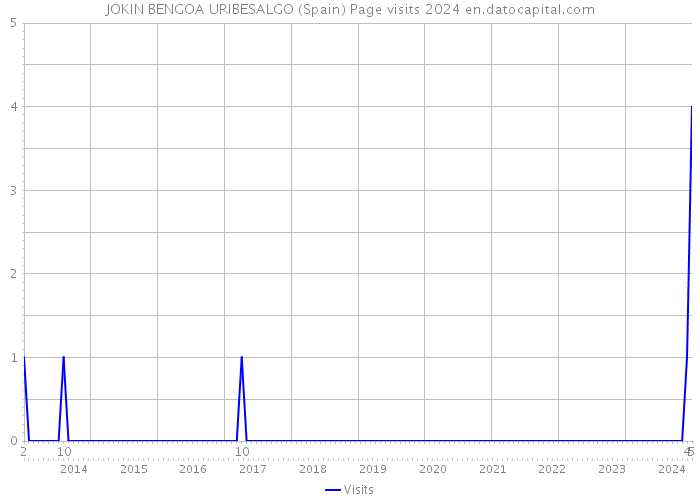 JOKIN BENGOA URIBESALGO (Spain) Page visits 2024 
