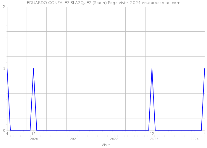 EDUARDO GONZALEZ BLAZQUEZ (Spain) Page visits 2024 