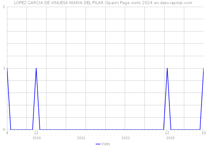 LOPEZ GARCIA DE VINUESA MARIA DEL PILAR (Spain) Page visits 2024 