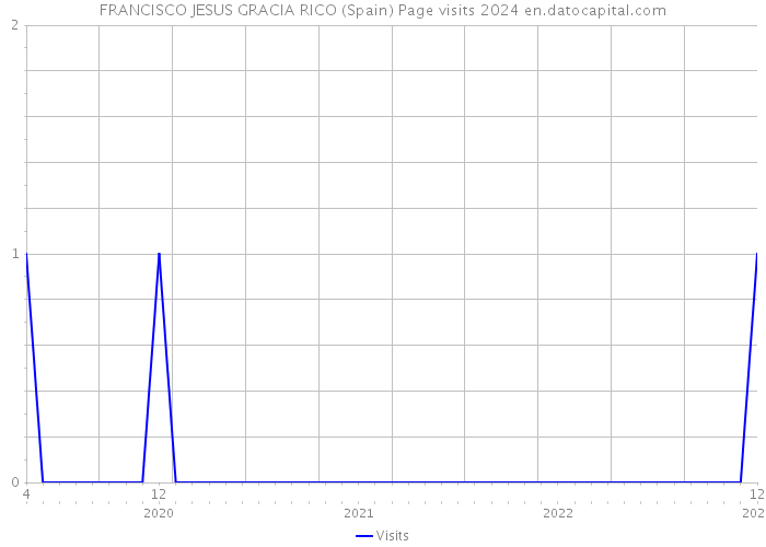 FRANCISCO JESUS GRACIA RICO (Spain) Page visits 2024 