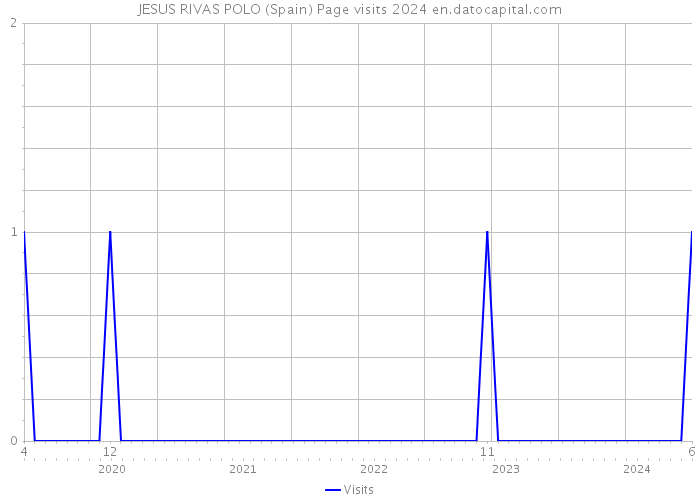 JESUS RIVAS POLO (Spain) Page visits 2024 