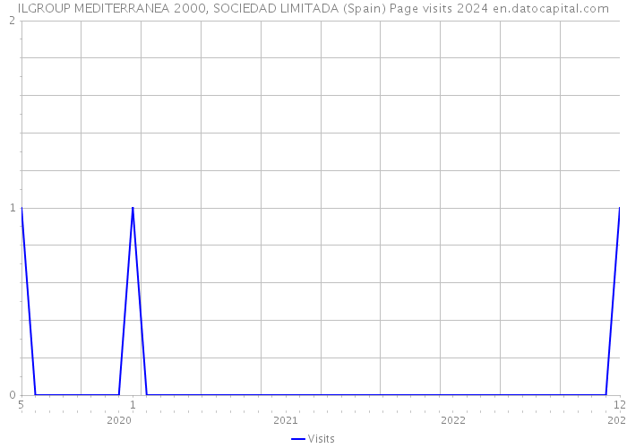 ILGROUP MEDITERRANEA 2000, SOCIEDAD LIMITADA (Spain) Page visits 2024 