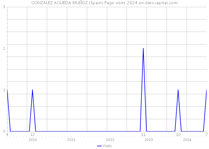 GONZALEZ AGUEDA MUÑOZ (Spain) Page visits 2024 