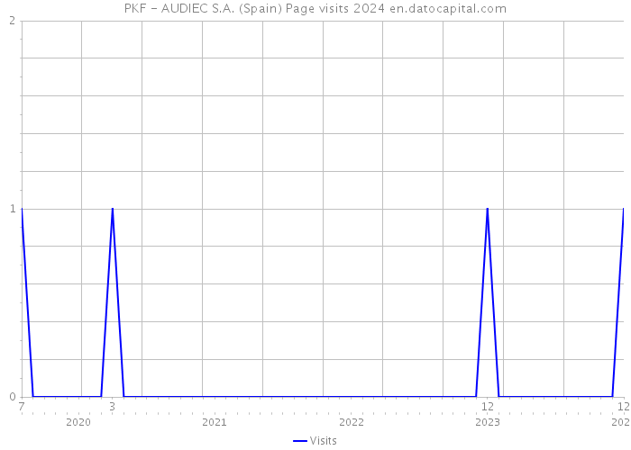 PKF - AUDIEC S.A. (Spain) Page visits 2024 