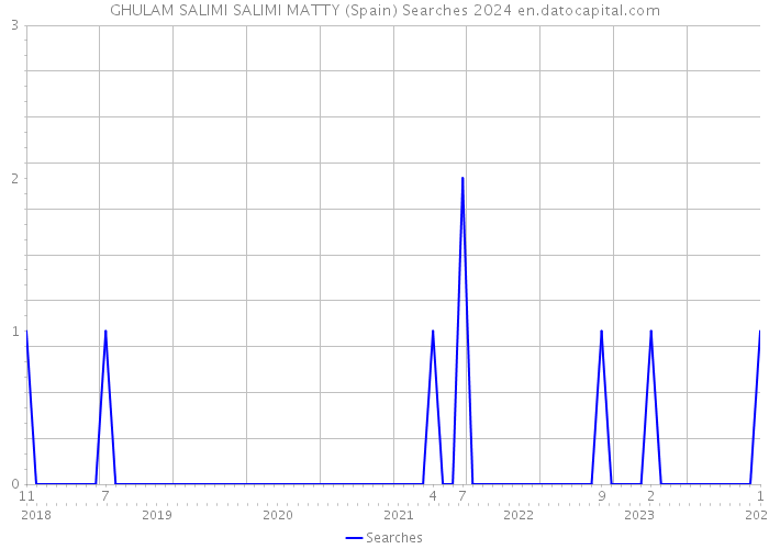 GHULAM SALIMI SALIMI MATTY (Spain) Searches 2024 