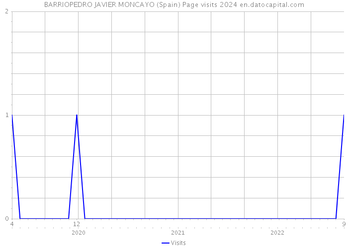 BARRIOPEDRO JAVIER MONCAYO (Spain) Page visits 2024 
