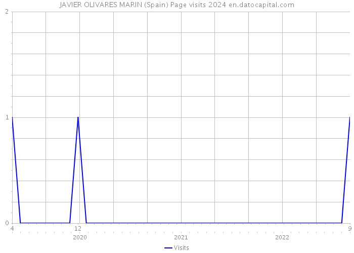 JAVIER OLIVARES MARIN (Spain) Page visits 2024 