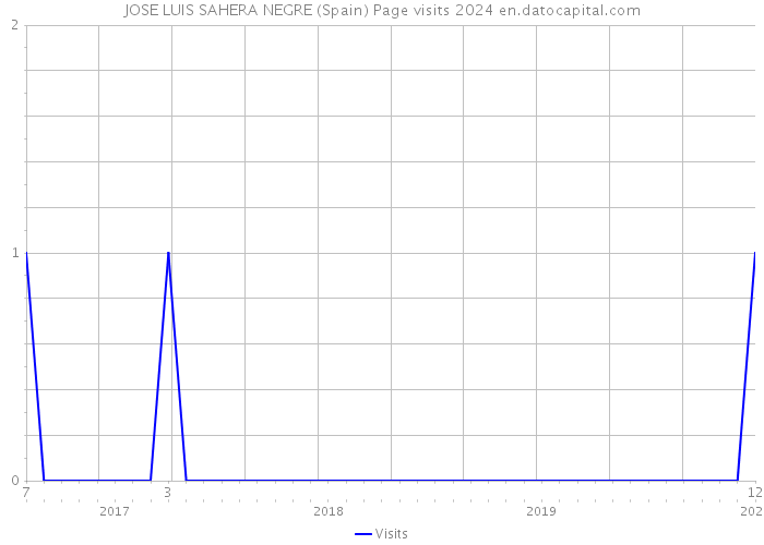 JOSE LUIS SAHERA NEGRE (Spain) Page visits 2024 