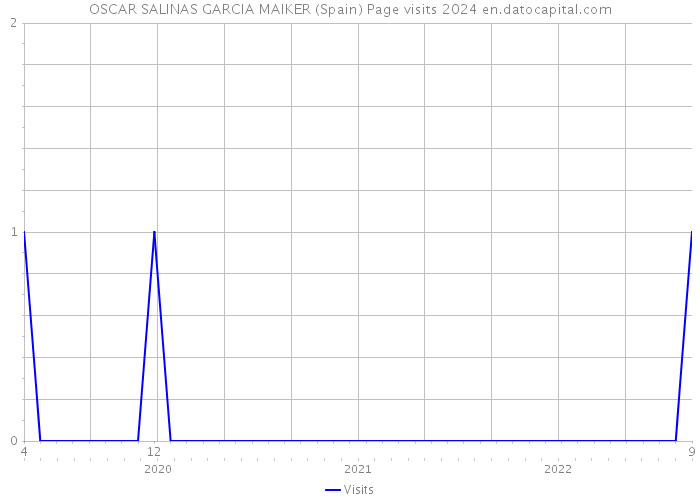 OSCAR SALINAS GARCIA MAIKER (Spain) Page visits 2024 