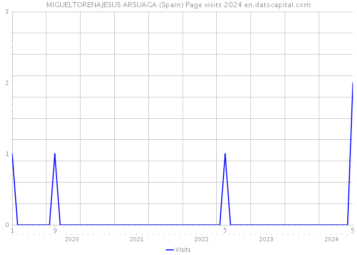 MIGUELTORENAJESUS ARSUAGA (Spain) Page visits 2024 
