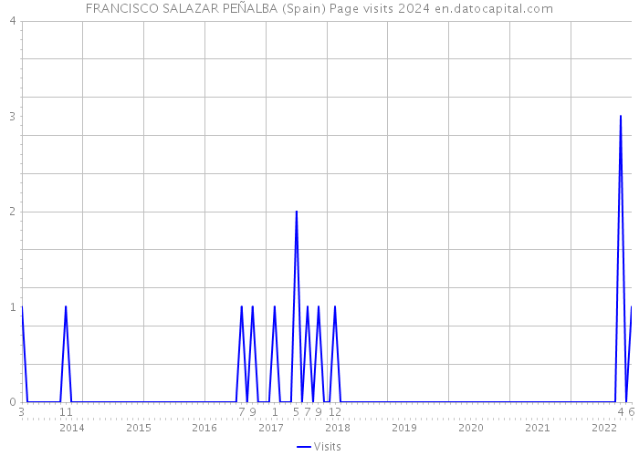 FRANCISCO SALAZAR PEÑALBA (Spain) Page visits 2024 