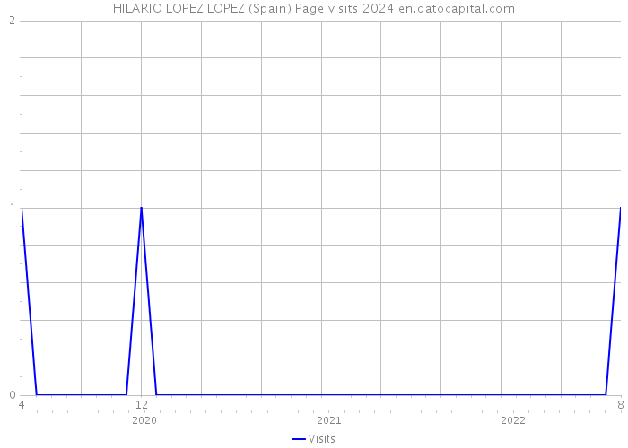 HILARIO LOPEZ LOPEZ (Spain) Page visits 2024 