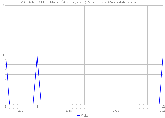 MARIA MERCEDES MAGRIÑA REIG (Spain) Page visits 2024 