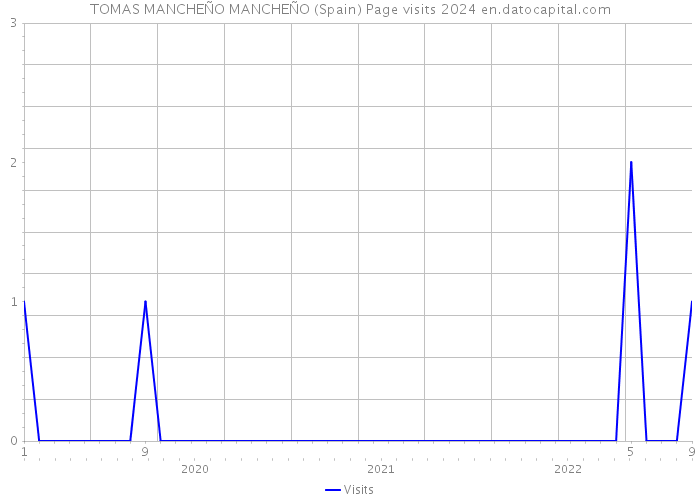 TOMAS MANCHEÑO MANCHEÑO (Spain) Page visits 2024 