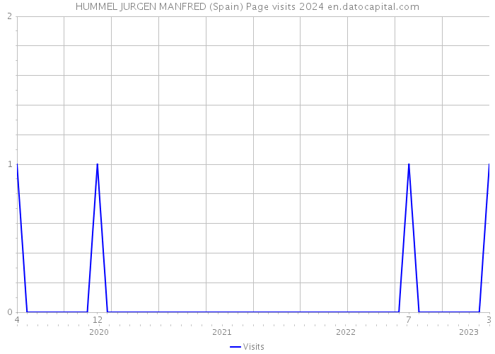 HUMMEL JURGEN MANFRED (Spain) Page visits 2024 