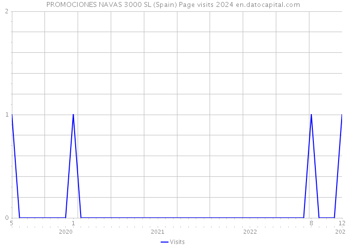 PROMOCIONES NAVAS 3000 SL (Spain) Page visits 2024 