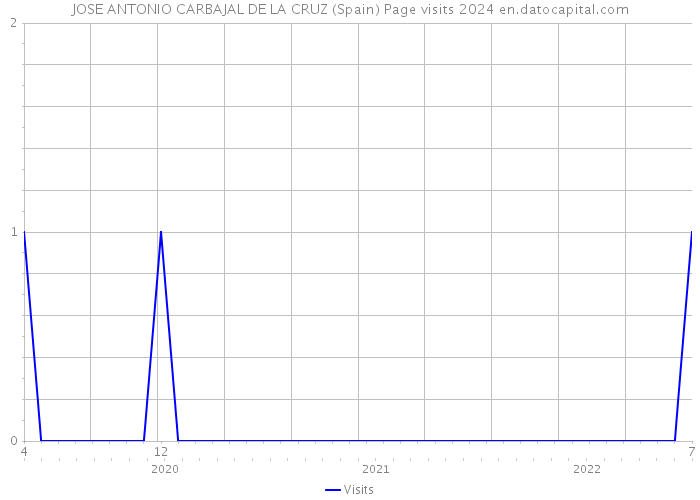 JOSE ANTONIO CARBAJAL DE LA CRUZ (Spain) Page visits 2024 