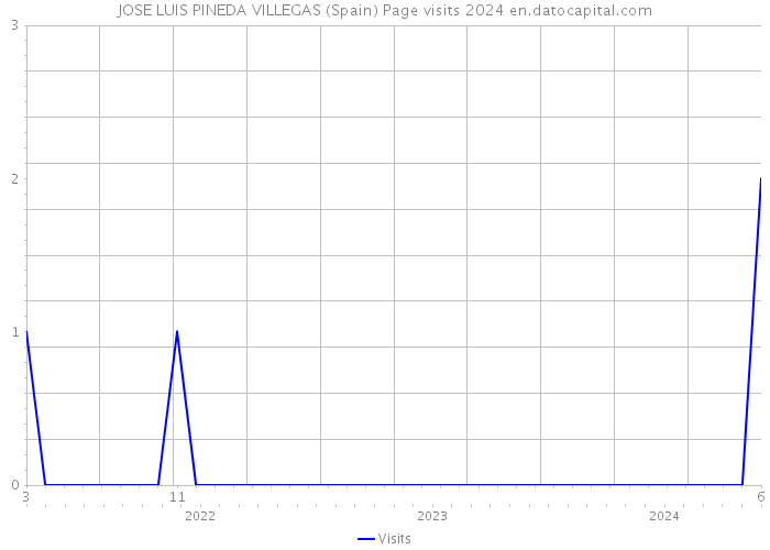 JOSE LUIS PINEDA VILLEGAS (Spain) Page visits 2024 