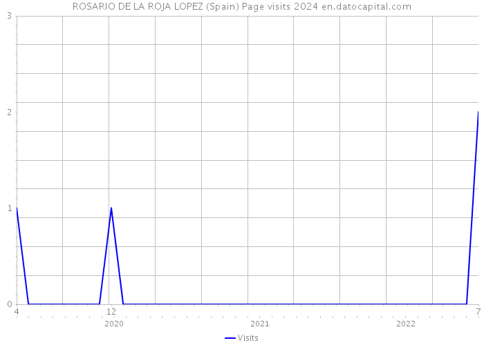 ROSARIO DE LA ROJA LOPEZ (Spain) Page visits 2024 