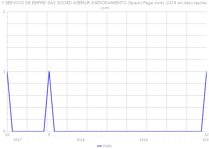 Y SERVICIO DE EMPRE-SAS SOCIED ASEMUR ASESORAMIENTO (Spain) Page visits 2024 