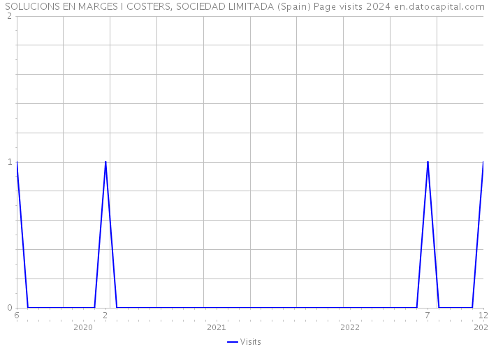 SOLUCIONS EN MARGES I COSTERS, SOCIEDAD LIMITADA (Spain) Page visits 2024 