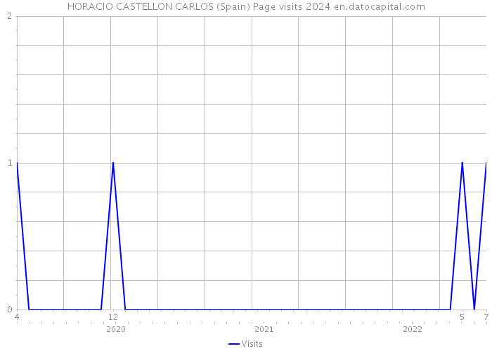 HORACIO CASTELLON CARLOS (Spain) Page visits 2024 
