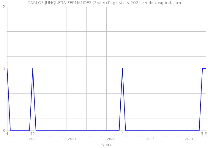 CARLOS JUNQUERA FERNANDEZ (Spain) Page visits 2024 