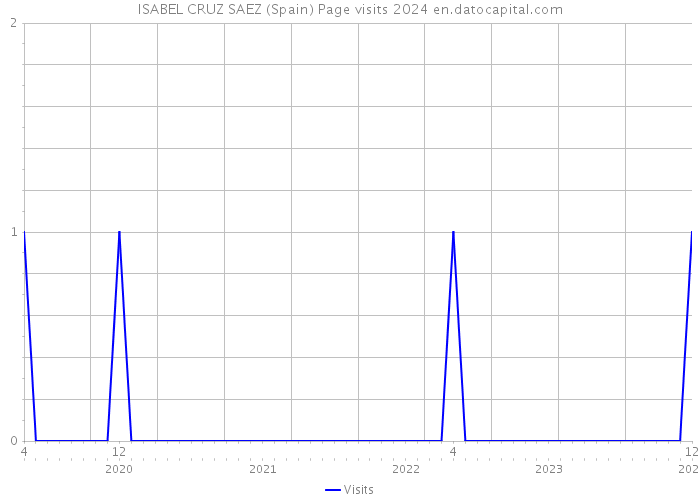 ISABEL CRUZ SAEZ (Spain) Page visits 2024 