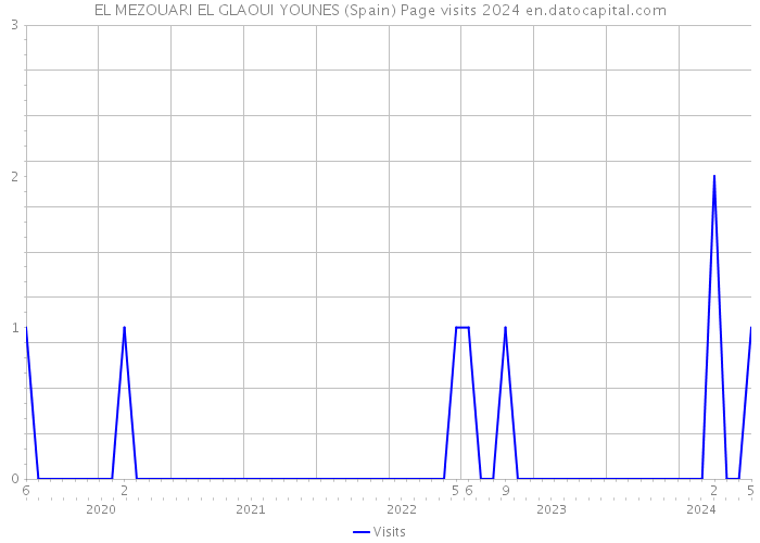 EL MEZOUARI EL GLAOUI YOUNES (Spain) Page visits 2024 