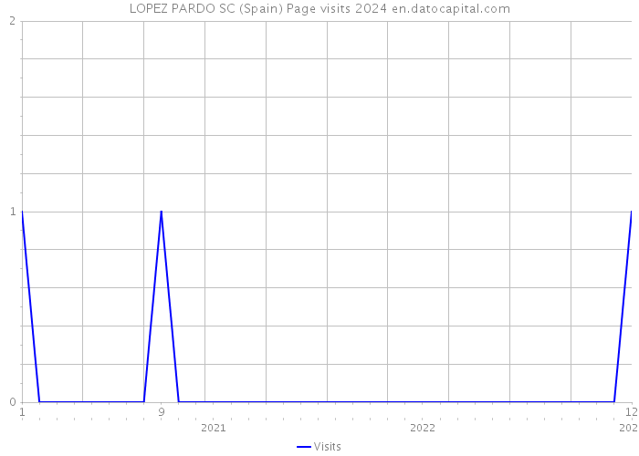 LOPEZ PARDO SC (Spain) Page visits 2024 