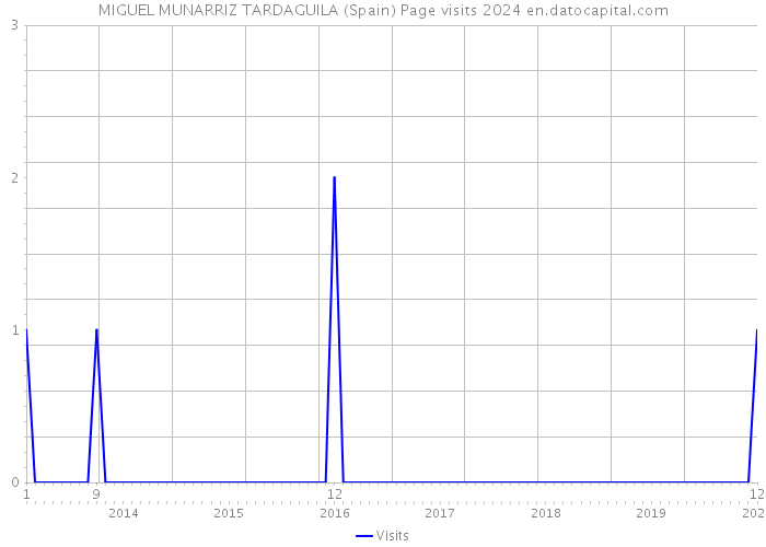 MIGUEL MUNARRIZ TARDAGUILA (Spain) Page visits 2024 