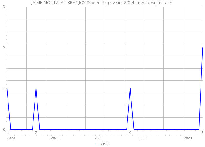 JAIME MONTALAT BRAOJOS (Spain) Page visits 2024 