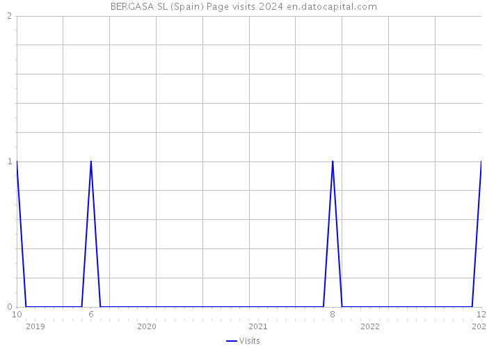 BERGASA SL (Spain) Page visits 2024 