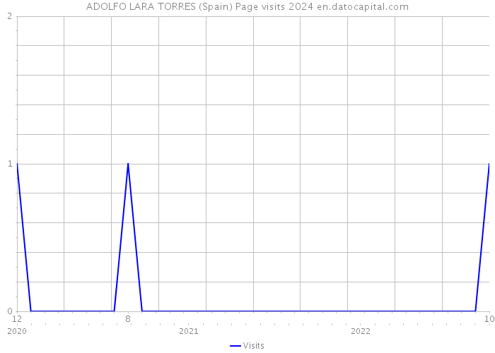 ADOLFO LARA TORRES (Spain) Page visits 2024 