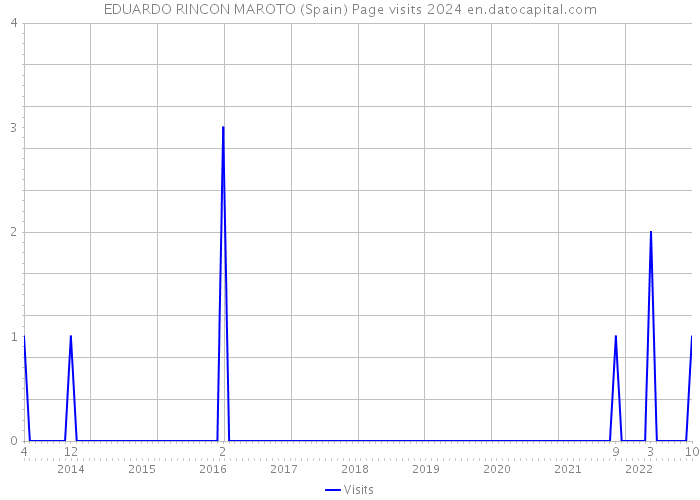 EDUARDO RINCON MAROTO (Spain) Page visits 2024 