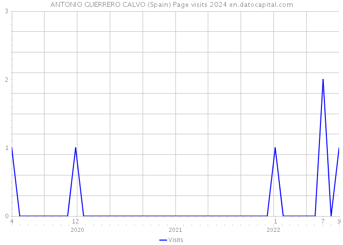 ANTONIO GUERRERO CALVO (Spain) Page visits 2024 