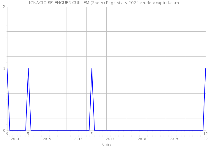 IGNACIO BELENGUER GUILLEM (Spain) Page visits 2024 