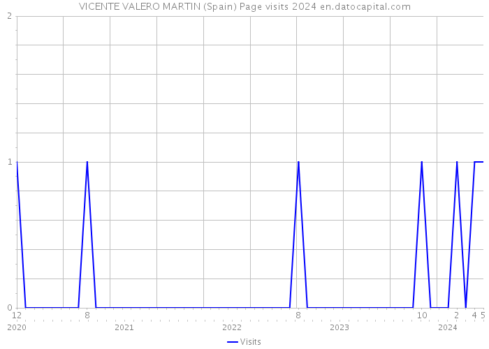VICENTE VALERO MARTIN (Spain) Page visits 2024 