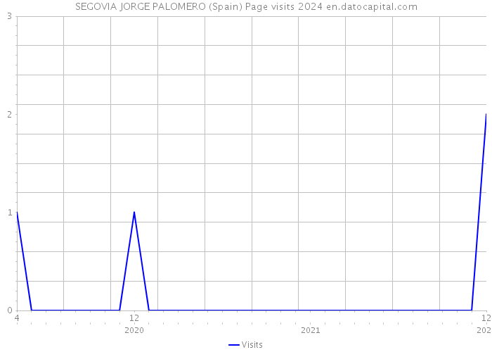 SEGOVIA JORGE PALOMERO (Spain) Page visits 2024 